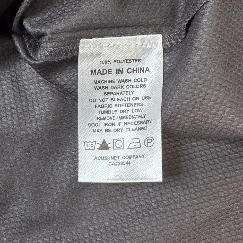 FootJoy FJ Sport Windshirt Mens XL Black Gray Half Zip Golf Pullover 32609 EUC - Picture 5 of 11